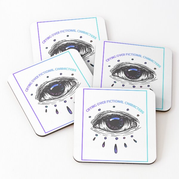 Item preview, Crying Over Fictional Characters | Booktok designed and sold by NightingaleBooks.