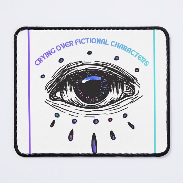 Item preview, Crying Over Fictional Characters | Booktok designed and sold by NightingaleBooks.