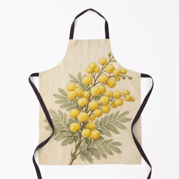 Item preview, Vintage Mimosa Botanical Print - Antique Yellow Flower Wall Art designed and sold by Darlin8888.