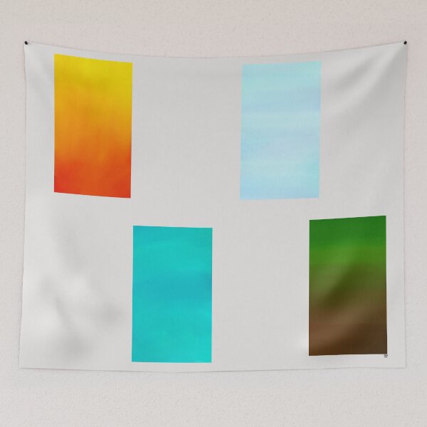 Item preview, Pillars of Fire Water Earth and Air designed and sold by JaygiesDesign.