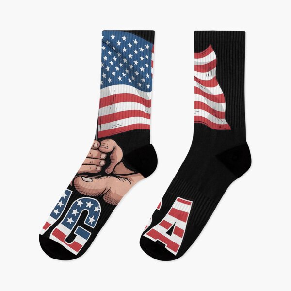 Item preview, Big USA Patriotic Bigfoot Foot American Flag designed and sold by DrukNaStyl.