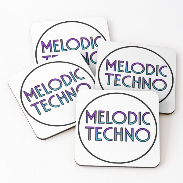 Item preview, Melodic Techno Neon Typography – Underground Electronic Music Design designed and sold by |TRSSHOP|.