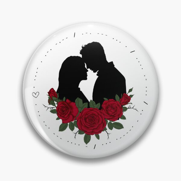 Item preview, Couple Silhouette | Every Rose Has Its Thorne designed and sold by NightingaleBooks.
