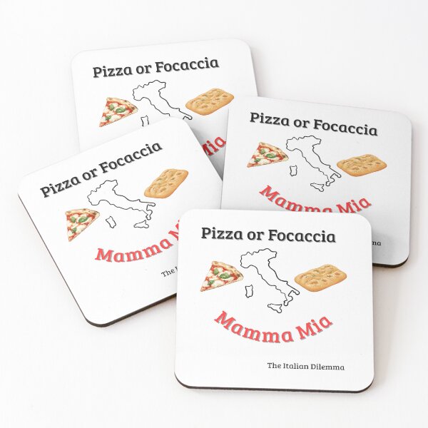 Item preview, Pizza or Focaccia-Mamma Mia-The Italian Dilemma designed and sold by TheItaliandilemma.
