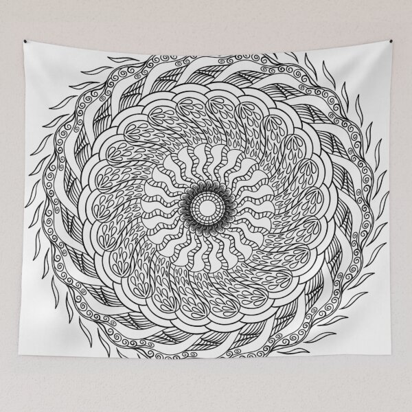 Item preview, detailed mandala designed and sold by Anna's Gallery.