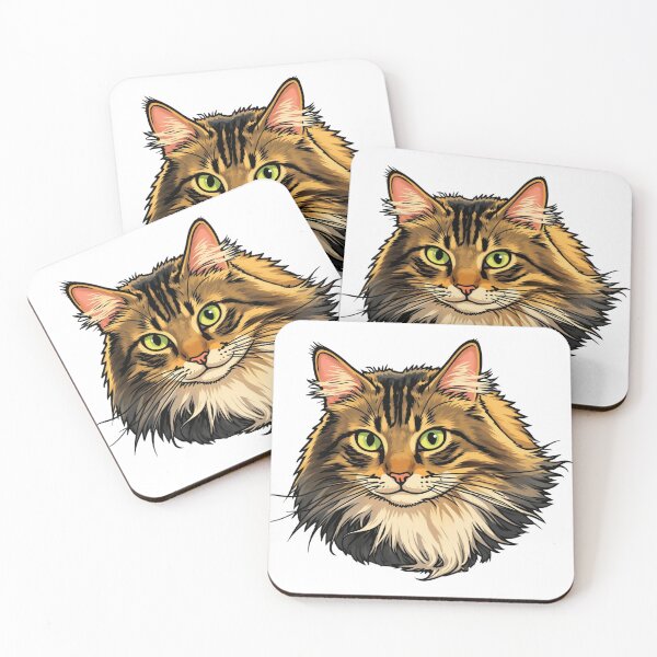 Item preview, Norwegian Forest Cat - The Tabby designed and sold by ByMarielle.
