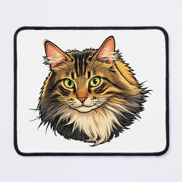 Item preview, Norwegian Forest Cat - The Tabby designed and sold by ByMarielle.