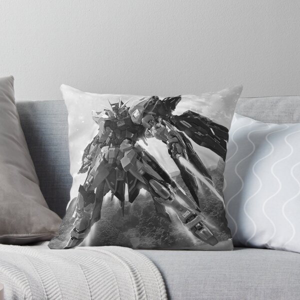 Item preview, black white ZGMF-X20A Strike Freedom Gundam illustration digital art designed and sold by sabartgunpla.