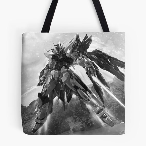 Item preview, black white ZGMF-X20A Strike Freedom Gundam illustration digital art designed and sold by sabartgunpla.
