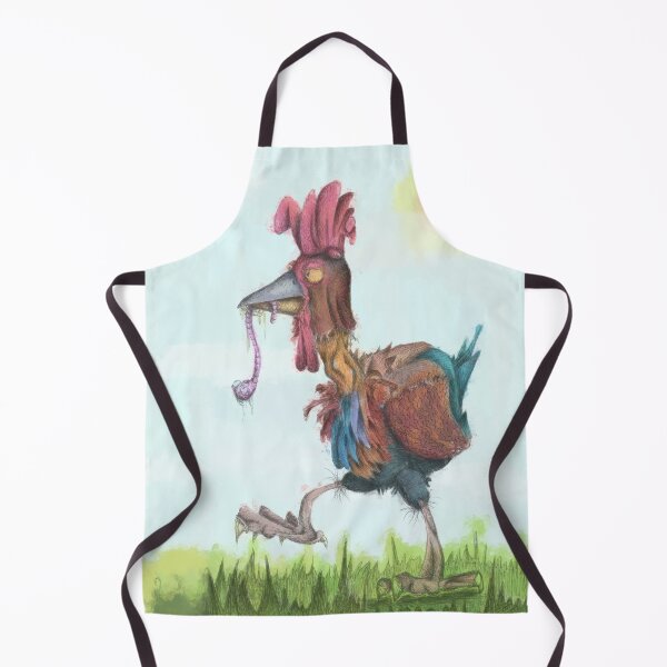 Item preview, Rooster and worm a0513 designed and sold by liquid-print.