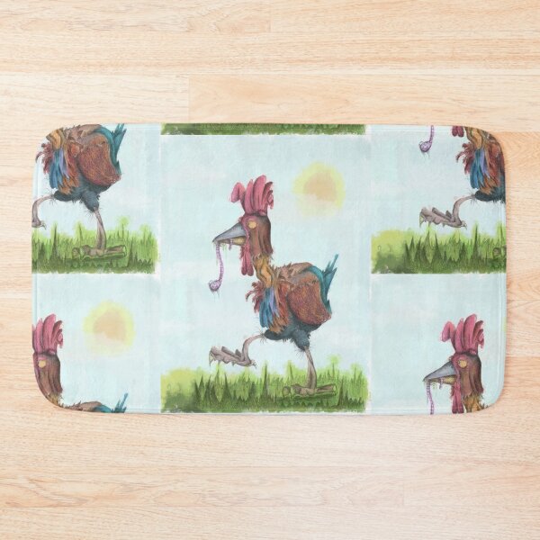 Item preview, Rooster and worm a0513 designed and sold by liquid-print.