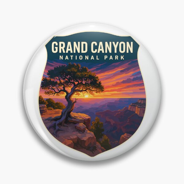 Item preview, Grand Canyon National Park Arizona Retro Badge designed and sold by Ismeal Von.