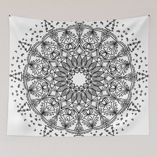Item preview, detailed mandala designed and sold by Anna's Gallery.