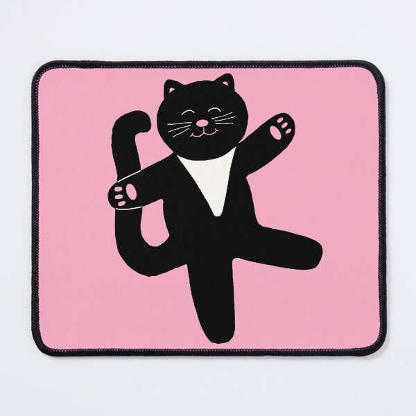 Item preview, Dapper Black Tuxedo Cat Dancing Die Cut  designed and sold by JoyousArt4u.