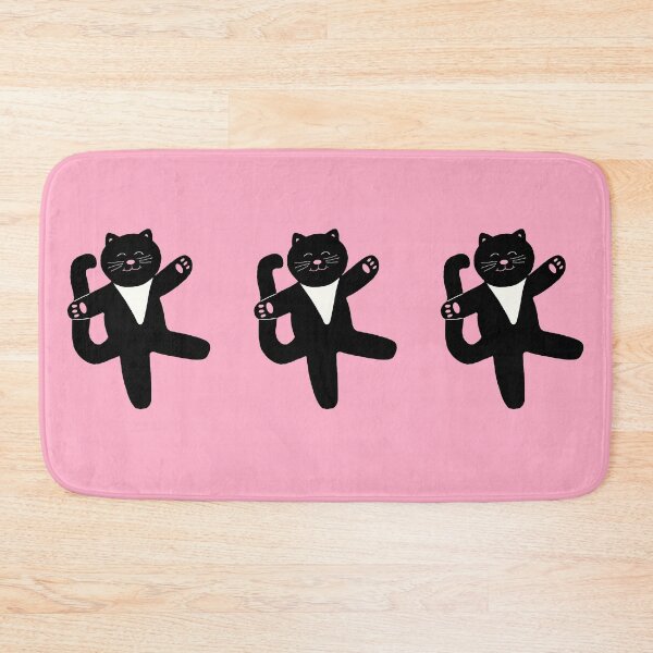 Item preview, Dapper Black Tuxedo Cat Dancing Die Cut  designed and sold by JoyousArt4u.