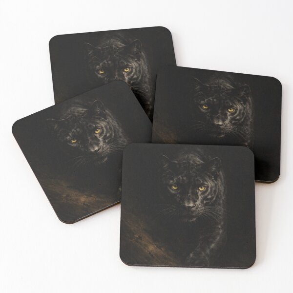 Item preview, Shadow Panther – Dark Majestic Big Cat Wall Art designed and sold by ApexAnimal Art.