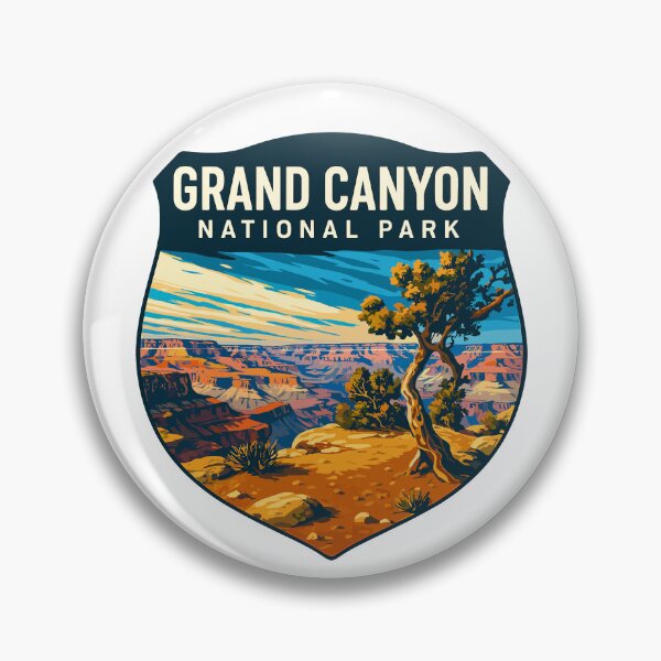 Item preview, Grand Canyon National Park Arizona Retro Badge designed and sold by Ismeal Von.