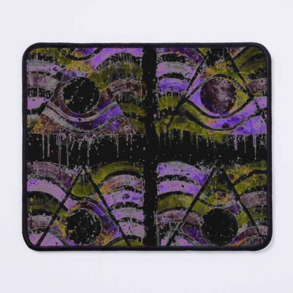 Item preview, all seeing flow black light colorful astrological geometric abstract designed and sold by SmashingDeals.