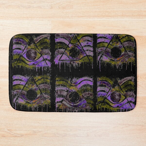 Item preview, all seeing flow black light colorful astrological geometric abstract designed and sold by SmashingDeals.