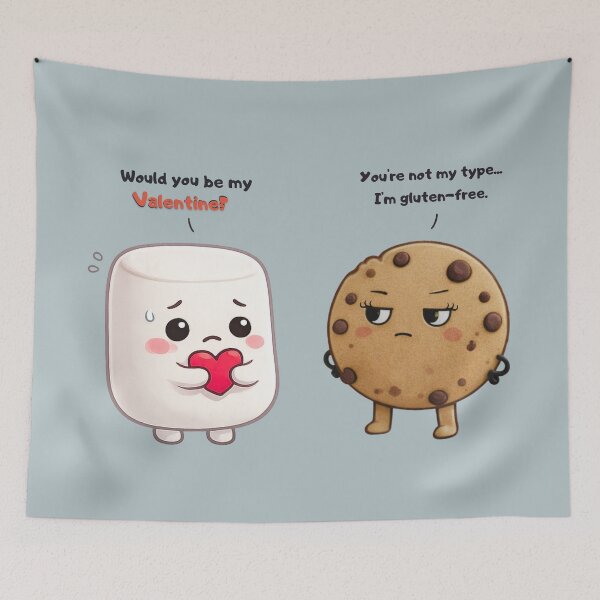 Item preview, Love Is Not on the Menu designed and sold by Wobble Studio.