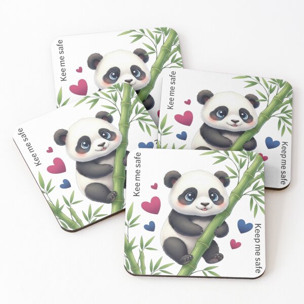 Item preview, The lovely cute panda on the bamboo  designed and sold by CurlyPopShop.