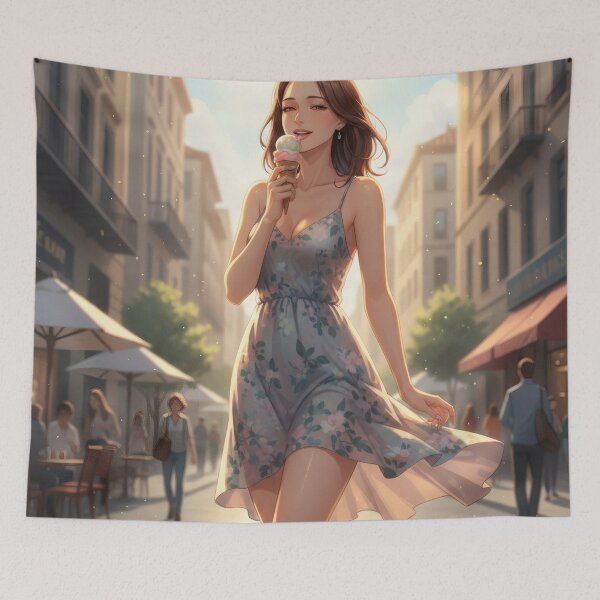 Item preview, Waifu Melting Faster Than Ice Cream designed and sold by GerwantSHOP.