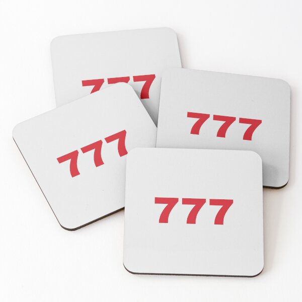 Item preview, Lucky Number 777 Red Casino Slot Machine Style Graphic designed and sold by GemsAnatomy.