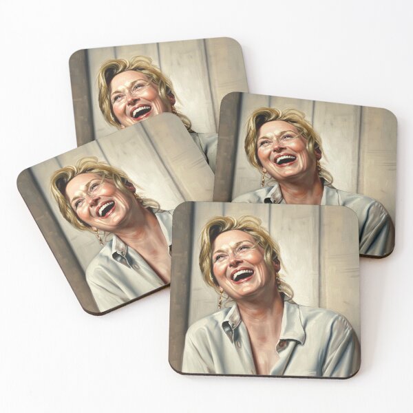 Item preview, Pure Radiance: Meryl Streep Iconic Laughter Portrait designed and sold by Art's Diner.