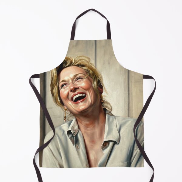 Item preview, Pure Radiance: Meryl Streep Iconic Laughter Portrait designed and sold by Art's Diner.