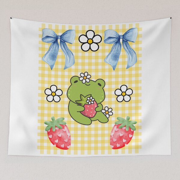 Item preview, Strawberry Patch Frog designed and sold by ArtByTrishiaK.
