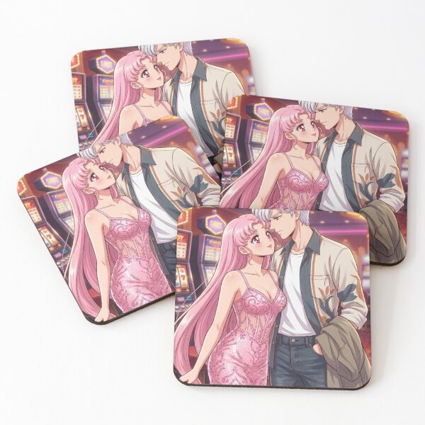 Item preview, Chibiusa and Helios designed and sold by Solace Sparkles.
