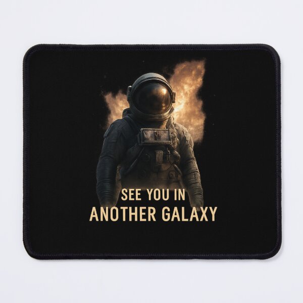 Item preview, Cinematic Astronaut in Glowing Nebula - Epic Sci-Fi Poster designed and sold by MKreative Studio.