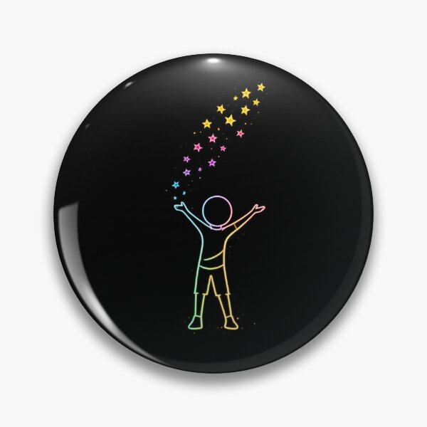 Item preview, Throwing Stars – Neon Inner Light Design designed and sold by LDBStudio.