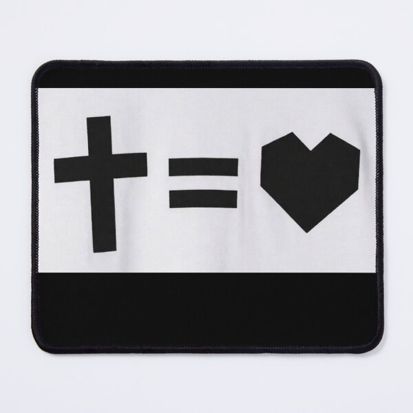 Item preview, Cross Equals Love - Minimalist Christian Streetwear designed and sold by Jan Menard Sangal Apparel.