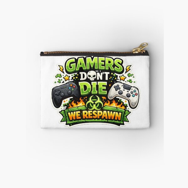 Item preview, Gamers Don’t Die – We Respawn | Funny Teen Gamer Design designed and sold by BestDetailer.