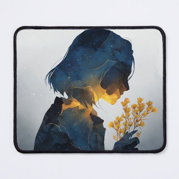 Item preview, Golden Resilience: Celestial Woman Silhouette designed and sold by Banal25.