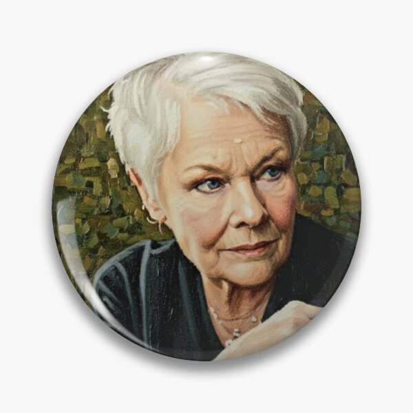 Item preview, The Matriarch of Cinema: Judi Dench Iconic Impressionist Portrait designed and sold by Art's Diner.