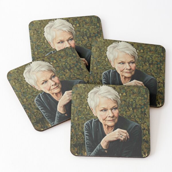 Item preview, The Matriarch of Cinema: Judi Dench Iconic Impressionist Portrait designed and sold by Art's Diner.
