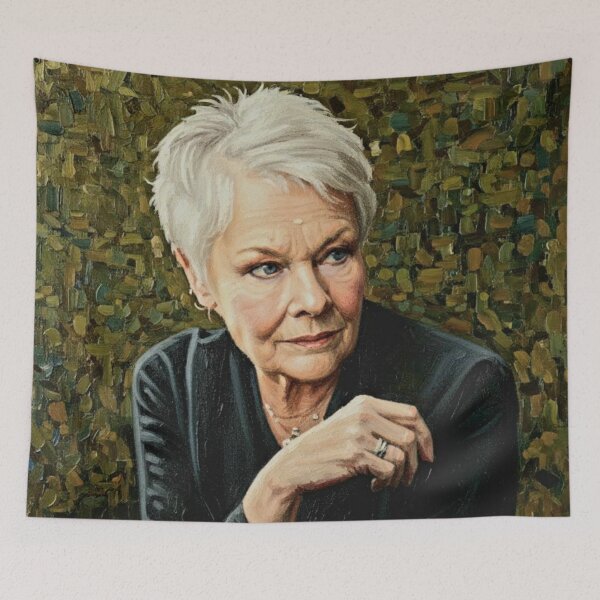 Item preview, The Matriarch of Cinema: Judi Dench Iconic Impressionist Portrait designed and sold by Art's Diner.