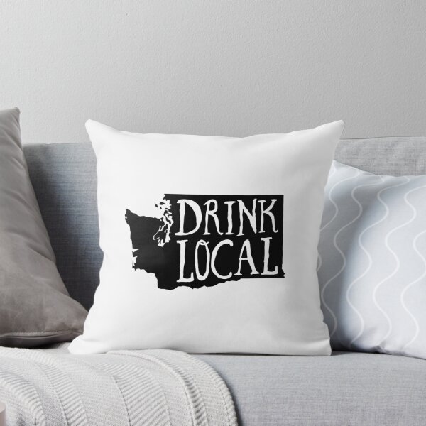 Item preview, Drink Local Washington State Outline Craft Beer designed and sold by graf1k.