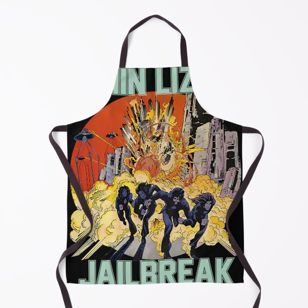 Item preview, Thin Lizzy Jailbreak Explosion Vintage Black Print designed and sold by Th3R3a1R3m1x.