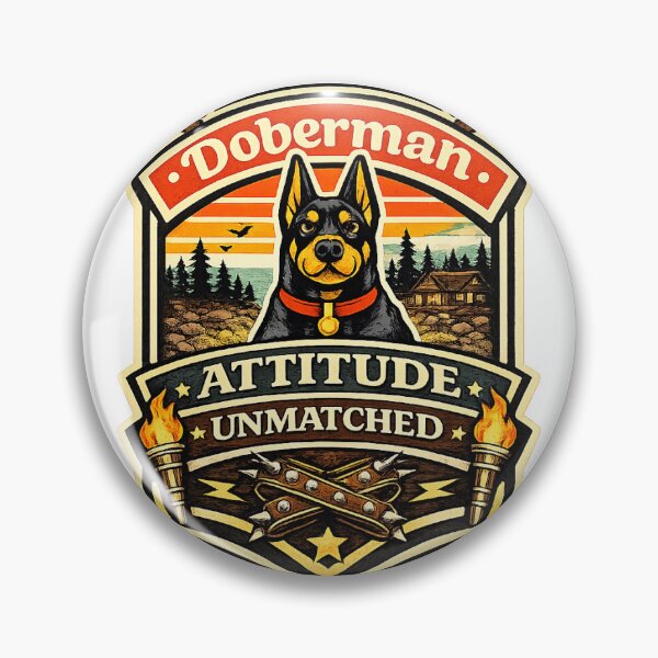 Item preview, Doberman Attitude Unmatched Bold Doberman Gift designed and sold by WildVista.