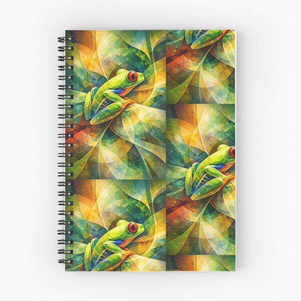 Item preview, Abstract Geometric Tree Frog Art designed and sold by RetroRespect.
