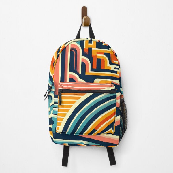 Item preview, Geometric Sunset Over Zigzag River Canyon designed and sold by InkSmithery.
