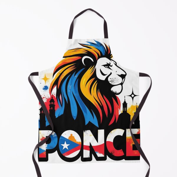 Item preview, Ponce Puerto Rico Lion Pride – Vibrant Skyline & Flag Heritage Art designed and sold by GloboStyle Design .