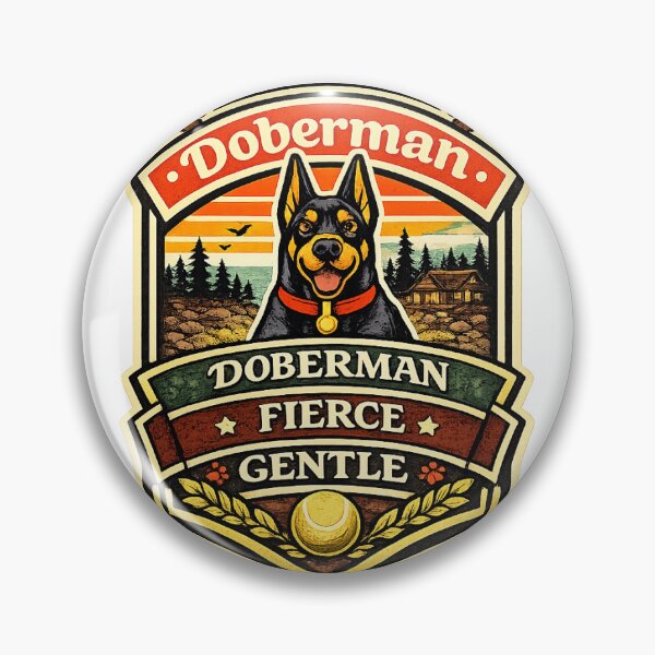 Item preview, Doberman Joy Fierce Gentle Proud Doberman Gift designed and sold by WildVista.