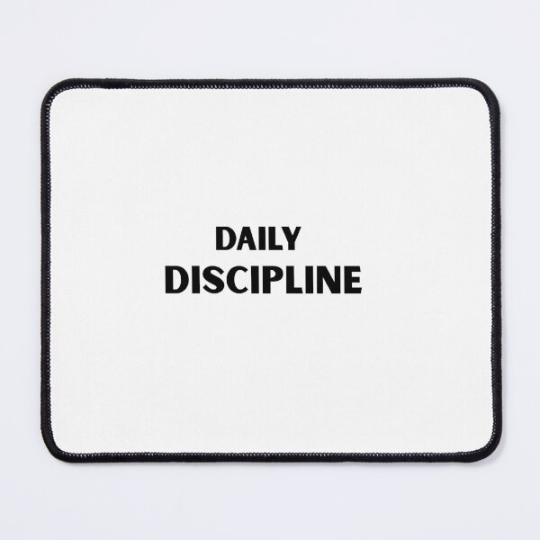 Item preview, Daily discipline motivation design designed and sold by IronMindStudio.