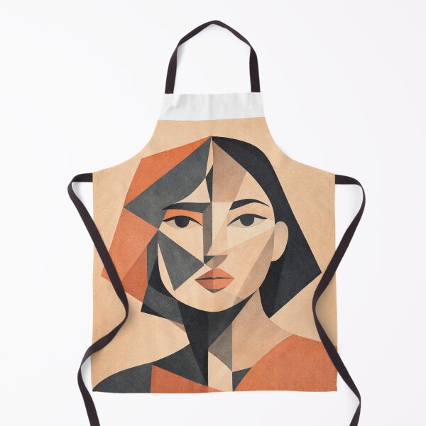 Item preview, Cubist Geometric Woman Portrait Art designed and sold by the-dovlat.