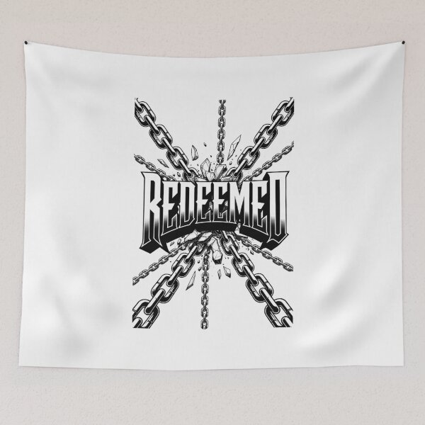 Item preview, Redeemed - Bold Christian Streetwear designed and sold by Jan Menard Sangal Apparel.