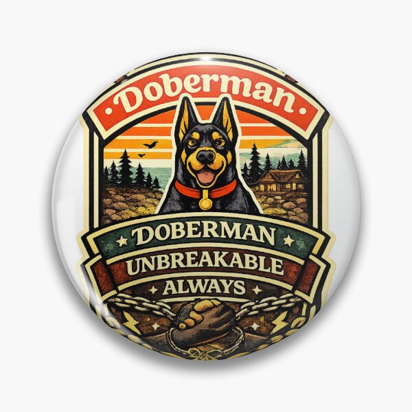 Item preview, Doberman Bond Unbreakable Always Doberman Gift designed and sold by WildVista.